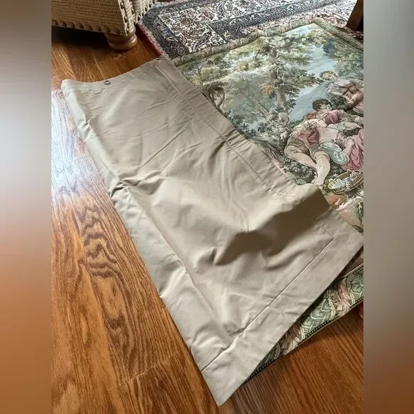 Vintage French Tapestry Wall Hanging - Romantic Pastoral Scene - Picture 6 of 6